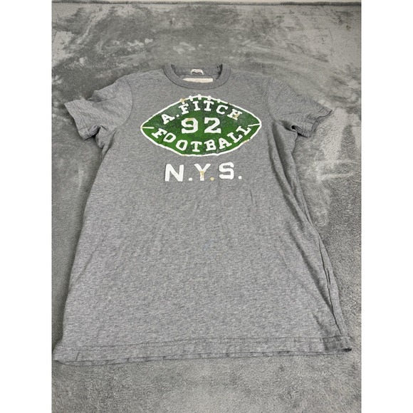 Vintage Y2K Abercrombie & Fitch Muscle T Shirt Men's Size Large Gray - Picture 1 of 9